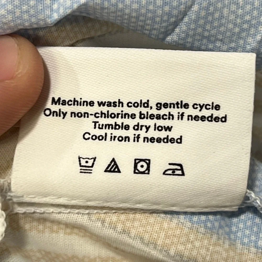 SummerSalt Womens Dress 2XL Organic Cotton Bow Stripe Midi Smock Summer Fair - Picture 12 of 13